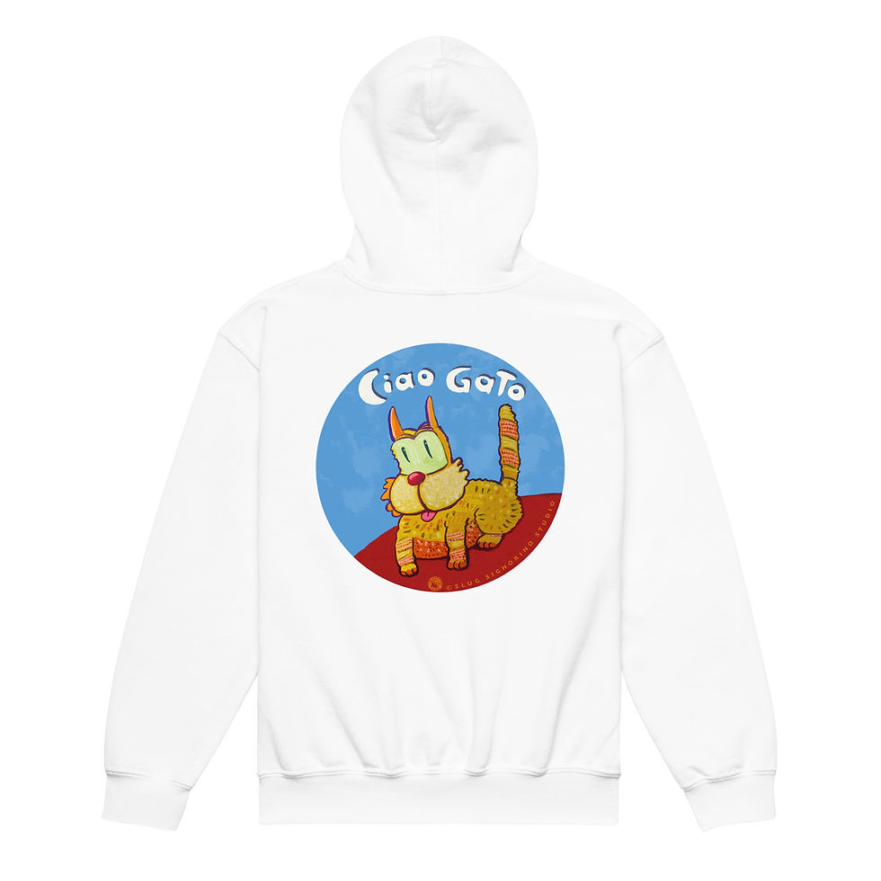 Thumbnail: Ciao Gato - Youth Hoodie