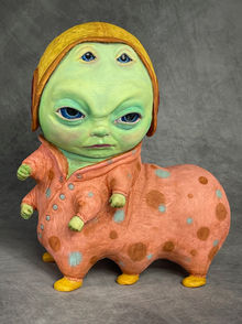 Mixed media sculpture by Michele Signorino.