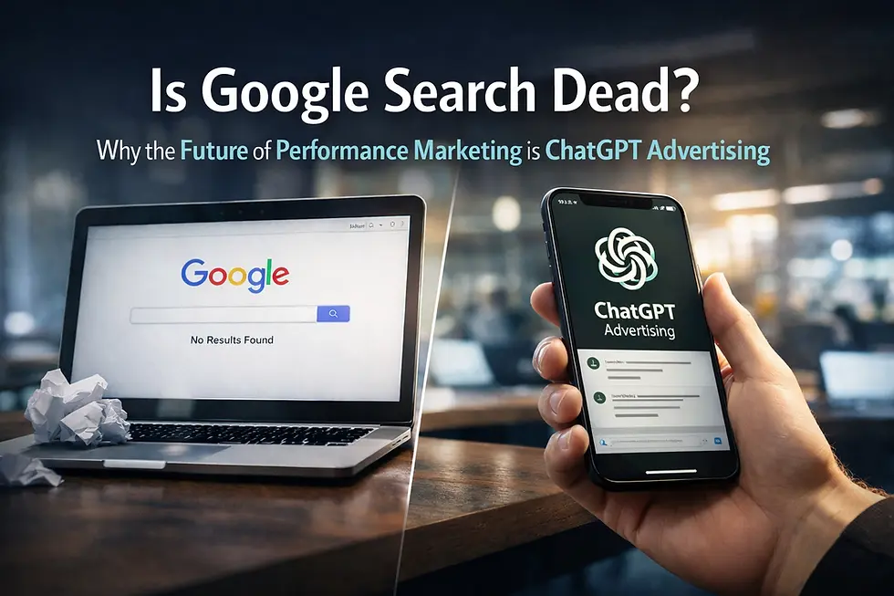 Is Google Search Dead? Why the Future of Performance Marketing is ChatGPT Advertising