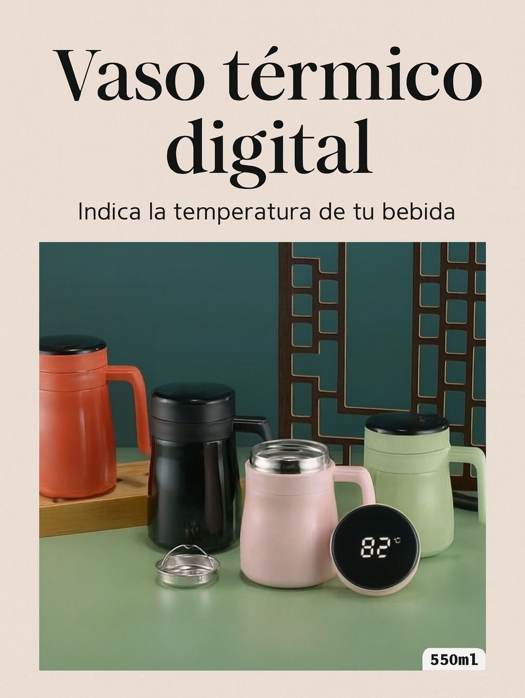 Vaso termico digital