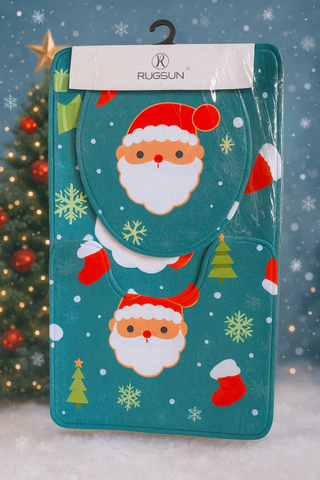 Juego de navidad para baño