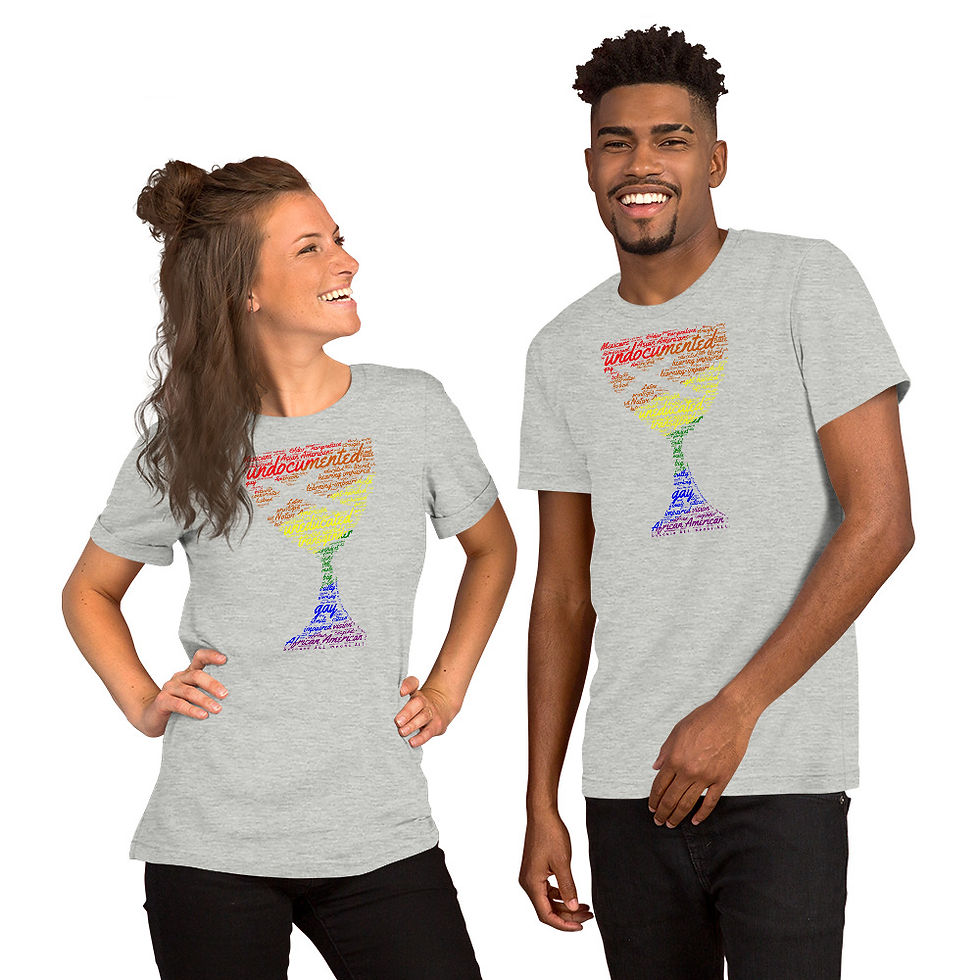 Thumbnail: because ALL means ALL Unisex t-shirt