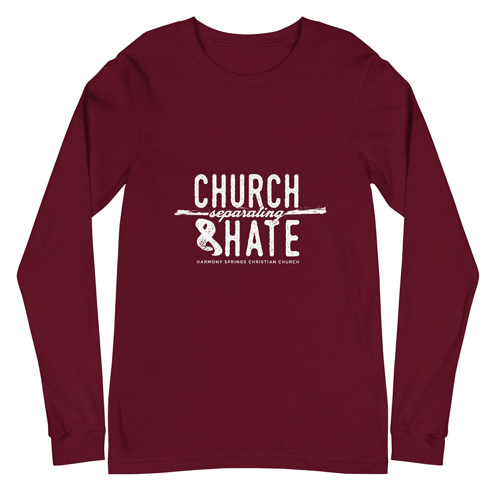 Thumbnail: Separating Church + Hate Long Sleeve Tee