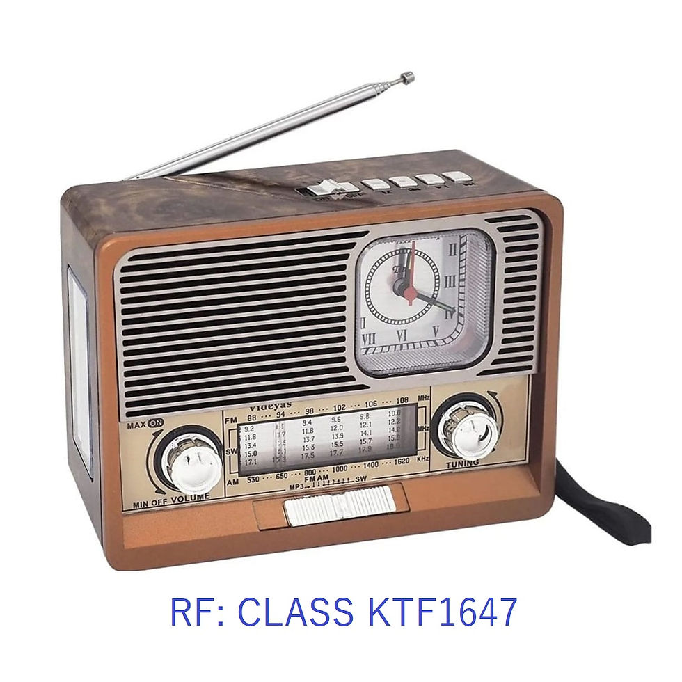 Miniatura: OKVENDO MINI PARLANTE RADIO INALAMBRICO CLASICO