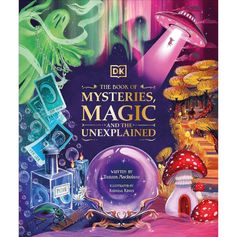 The Book of Mysteries, Magic, and the Unexplained
Tamara Macfarlane (Author)  Kristina Kister (Illustrator). A fascinating look into the secrets of the supernatural world for curious children obsessed with magic and mystery.

Featuring bright and bold illustrations, Mysteries, Magic, and the Unexplained traces the story of myth and magic from ancient superstitions to medieval alchemy and divination to the modern-day fascination with UFOs.

This book for children aged 7-9 explores every aspect of magic through the ages and across many cultures. It traces the history of magic ritual from spells and potions to alchemy and divination, as well as investigating other mysteries of the paranormal. While it's a fun read, it takes its subject seriously - taking a historical approach to the supernatural world across all cultures.