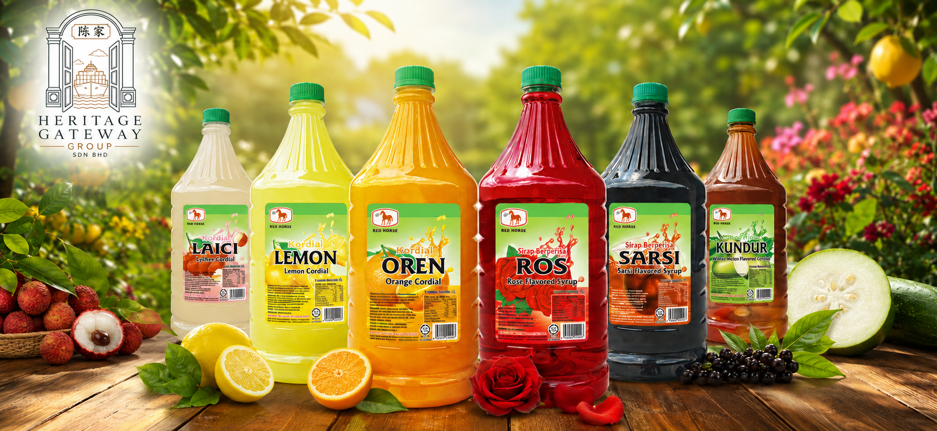 Redhorse Cordial and Syrups