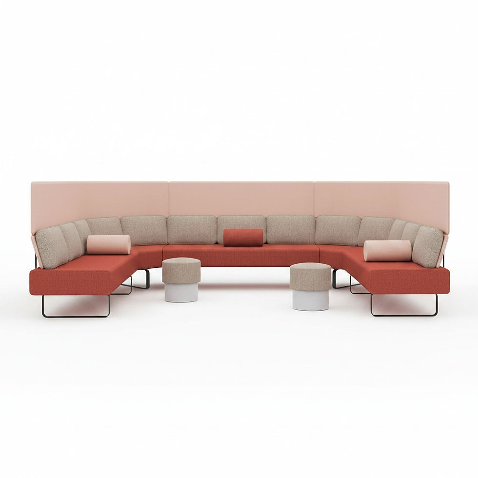 Miniature : Ensemble banquette d'accueil sur mesure SETTLE  – BENE (Qté : 1) ACC186