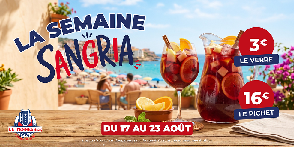 Événement – Semaine spéciale Sangria