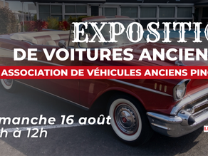 Événement – Exposition de voitures anciennes