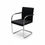 Miniature : Chaise empilable visiteur VISASOFT VITRA piètement luge chromé (Qté : 16) CHA511