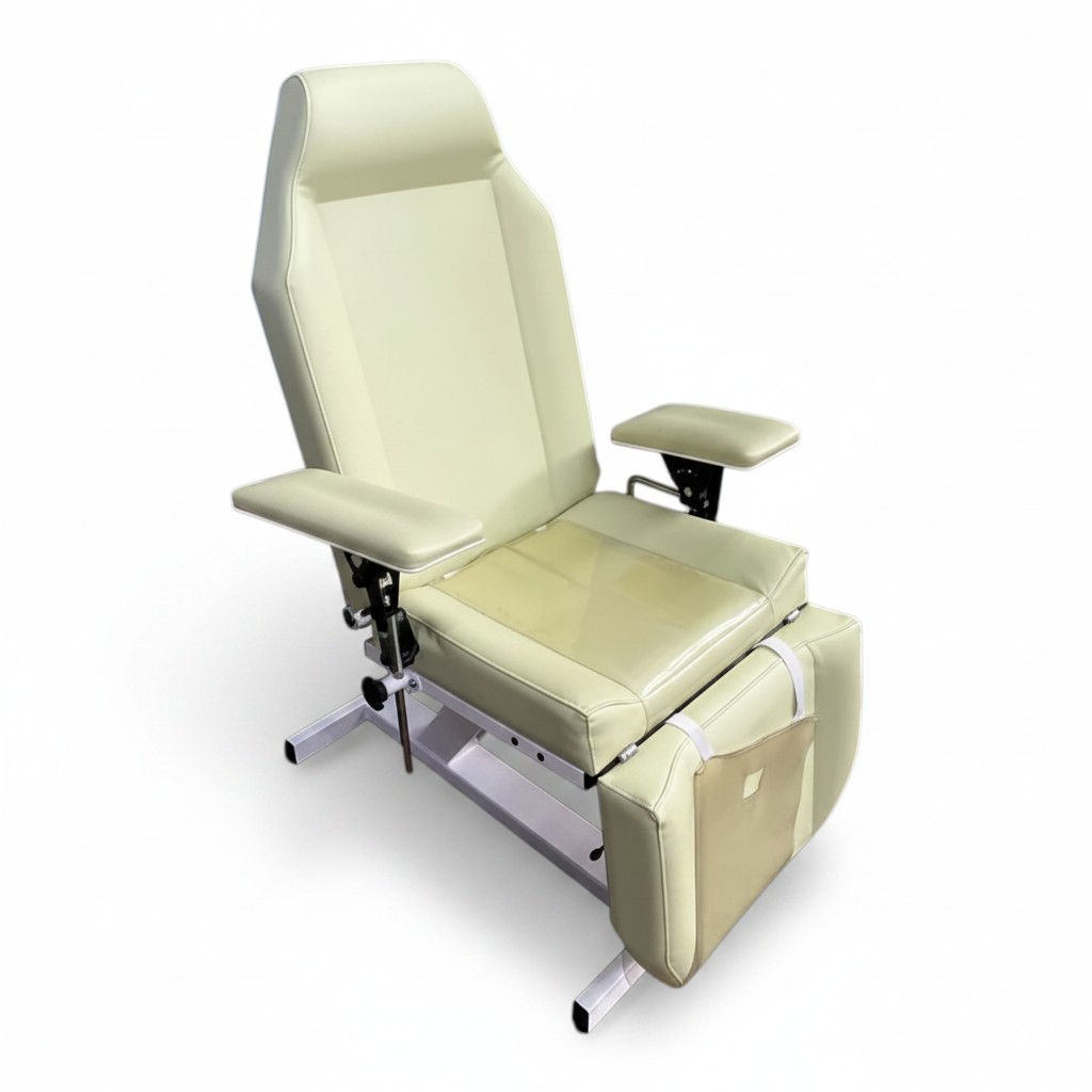 Fauteuil de prélèvement médical vert clair (Qté : 1) FAU418