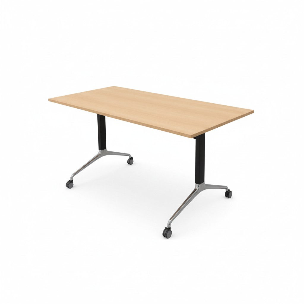 Lot de 2 tables polyvalentes à roulettes (Qté : 1) TAB554