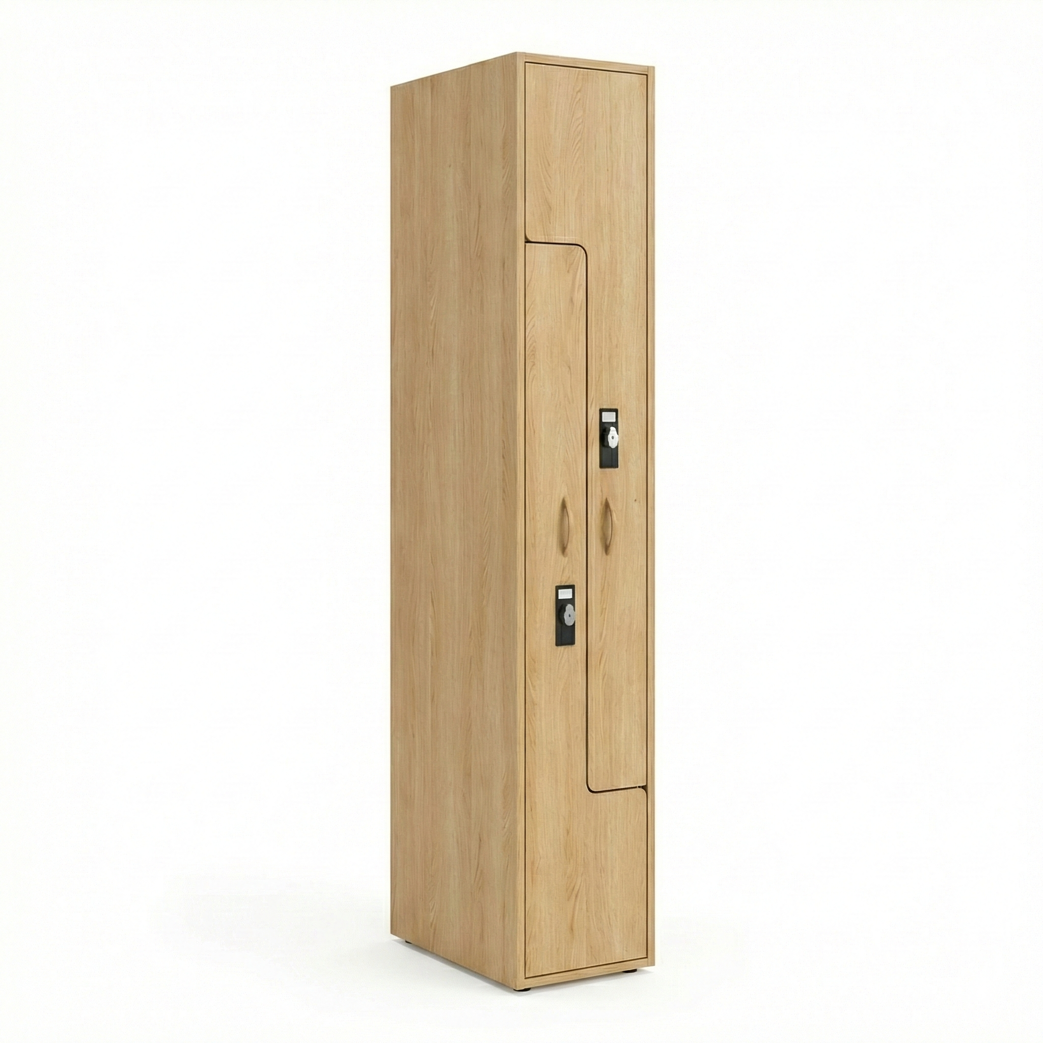 Vestiaire bois 2 personnes portes en Z (Qté : 19) VES127