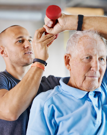 Physical therapy session