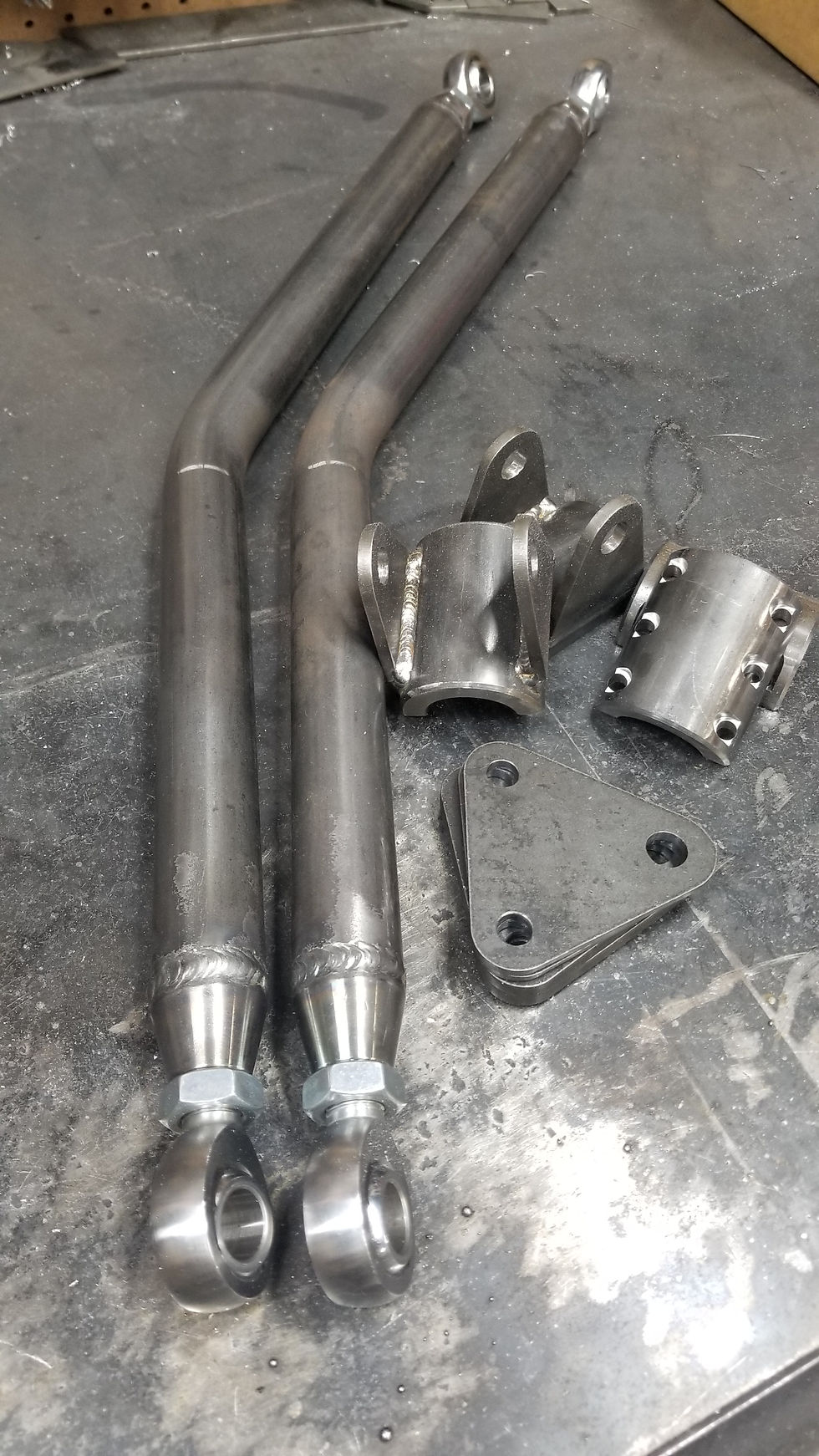 Thumbnail: Honda Pioneer 1000 Front Link Bars (Bare Metal)
