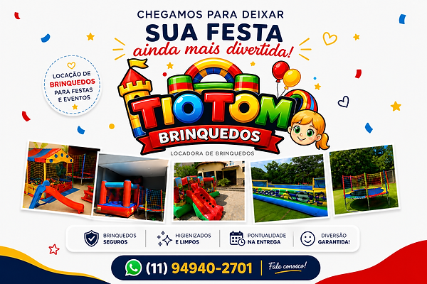 Tiotom Locação de brinquedos pirituba