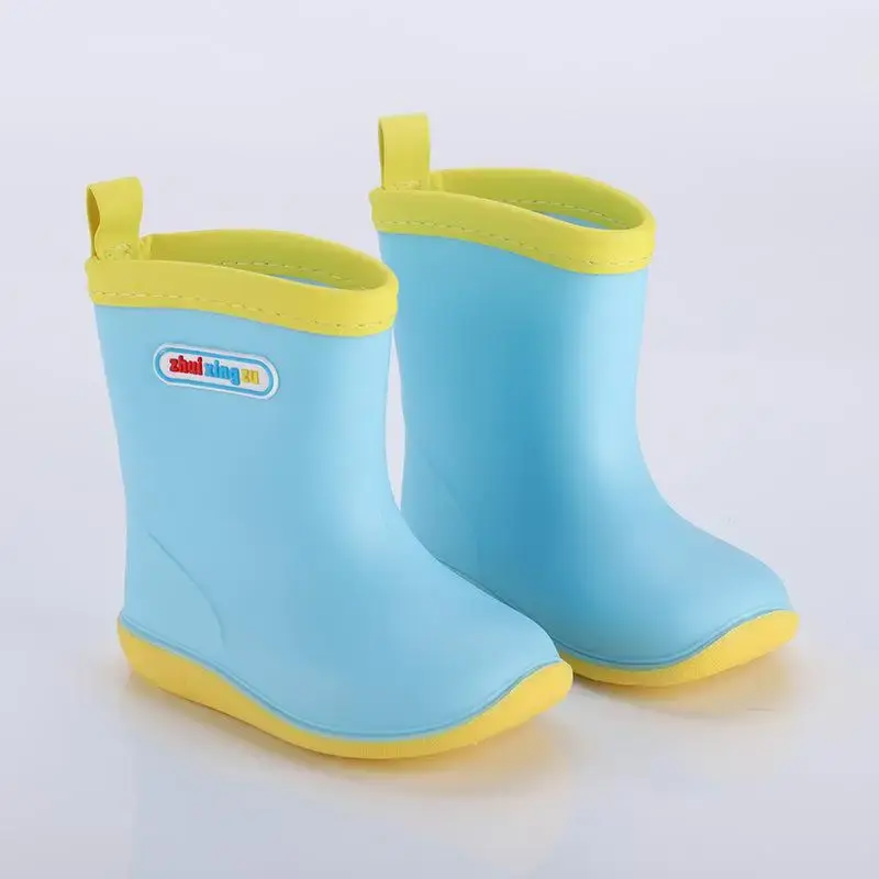 Miniatura: Botas de lluvia de goma unisex, antideslizantes, impermeables, cálidas.