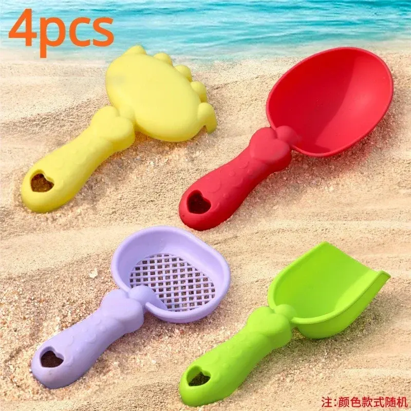 Miniaturebillede: Juego  de playa para niños: pala ,cubo, herramientas para cavar en la arena.