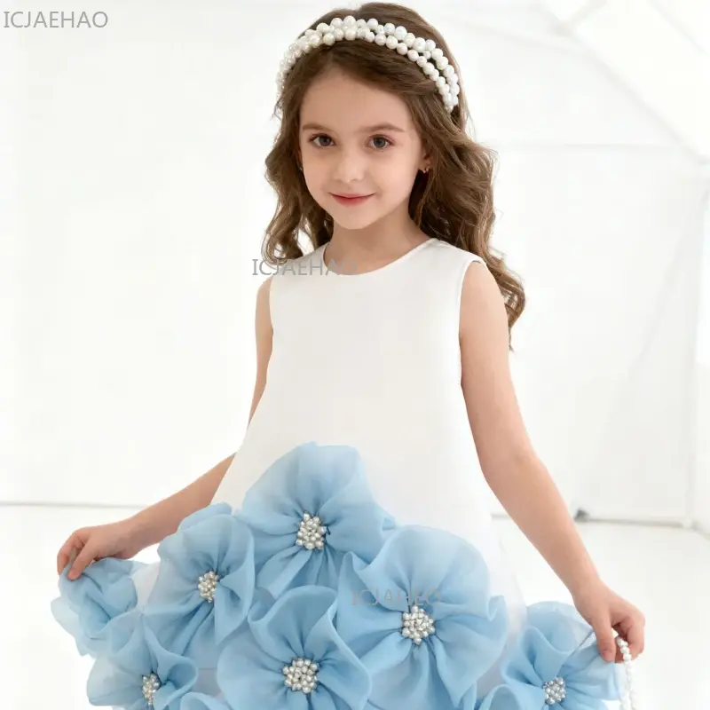 Miniaturebillede: Hermoso Vestido De Fiesta Para Niñas. Todas Las Estaciones.