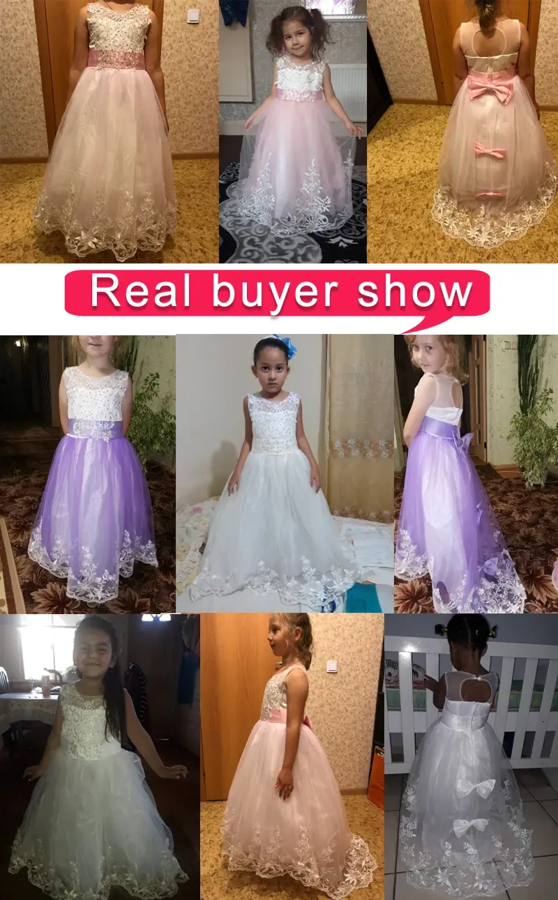 الصورة المصغرة: Elegante vestido para fiestas y eventos especiales para niñas de 3-14 años.