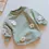 थंबनेल: Mameluco, algodón,  bebé , sudadera con bordado de flores,  0 m-24 m.Unisex