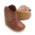 Thumbnail: 2025 New 0-12 Months Baby Boots Cowboy Boots High Top PU Leather Boots