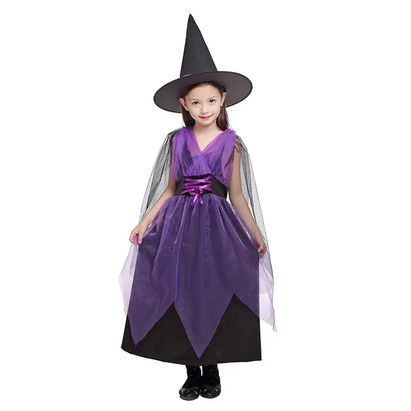 Pikkukuva: : NoEnName_Null Disfraz de  Brujas Halloween para niñas, 90cm-160cm.