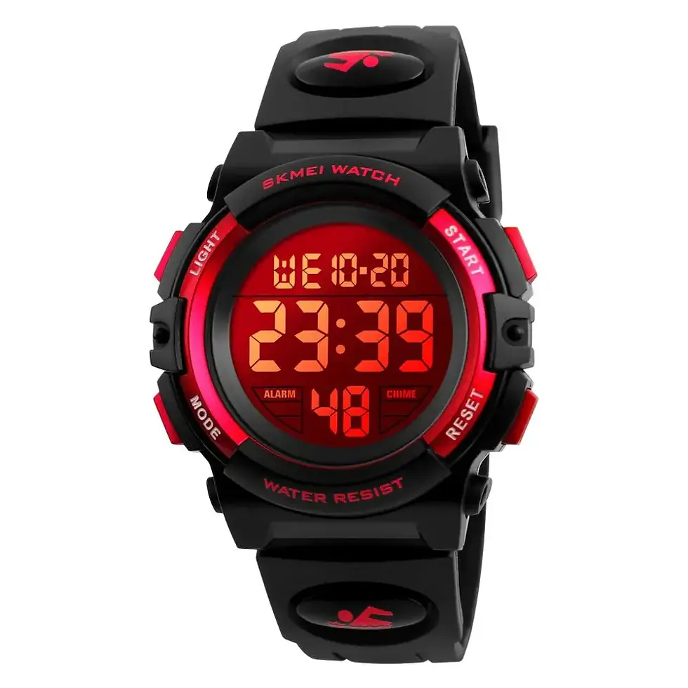 Miniatyrbild: Reloj electrónico digital LED SKMEI para niños, cronógrafo, , 5B.Unisex
