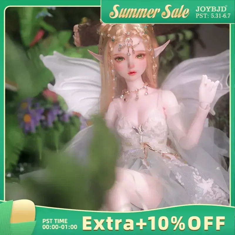 JOYBJD-Muñeca Janen BJD 1/4 Lol, juguetes de Anime para niñas, muñecas Reborn de bebé, cuerpo de silicona, elfo Bratz en el estante, conjunto completo