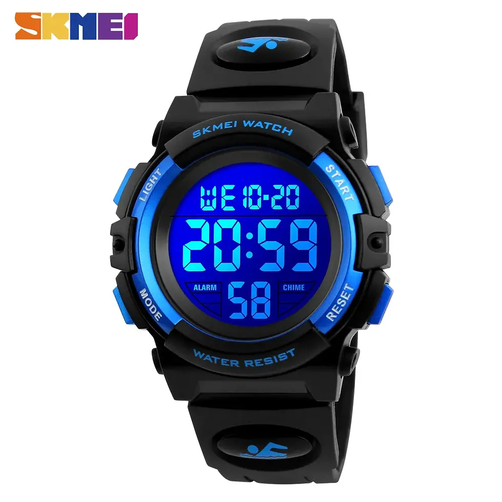 Thumbnail: Reloj electrónico digital LED SKMEI para niños, cronógrafo, , 5B.Unisex