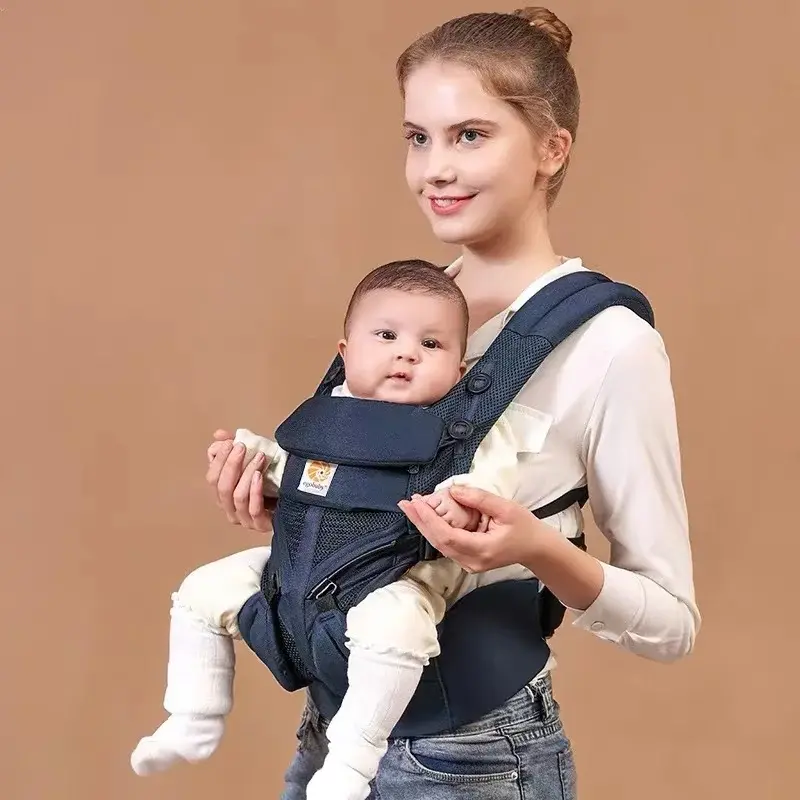 Miniatyrbilde: Portabebés en algodón, multifunción, transpirable de 0 a 36 meses, mochila.