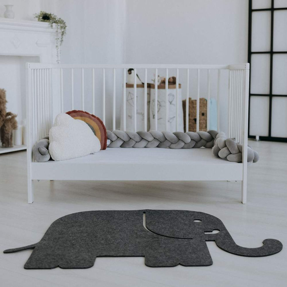 الصورة المصغرة: Alfombra de juego con forma de elefante.