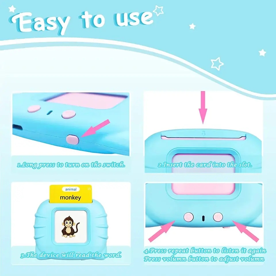 Miniaturebillede:  Terapia Hine 224 palabras visuales cognición educativa tarjeta parlante