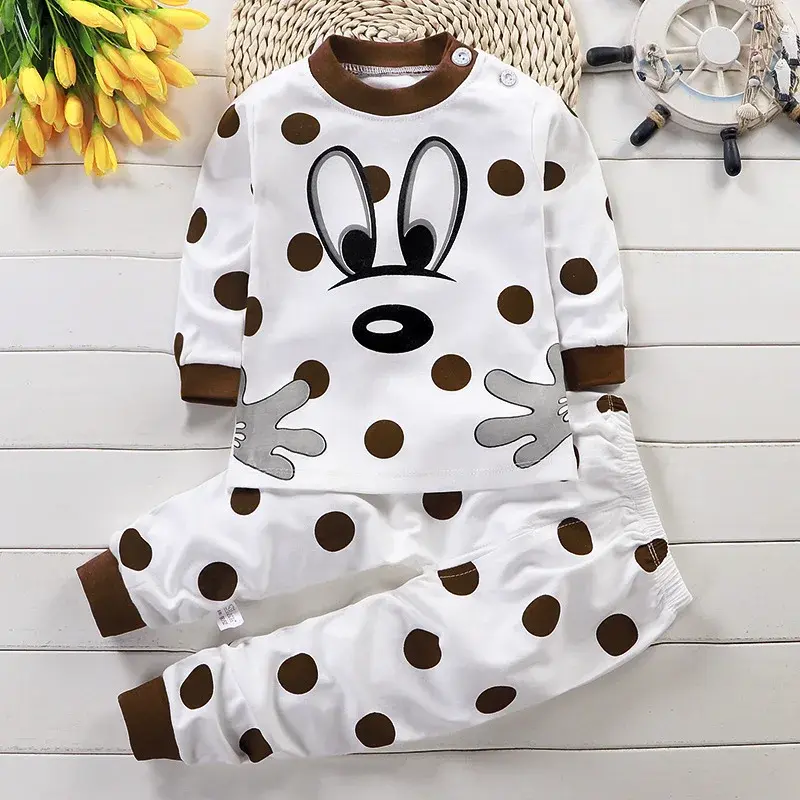 Thumbnail: NoEnName_Null Lindas pijamas con motivos divertidos,unisex, 2 piezas.