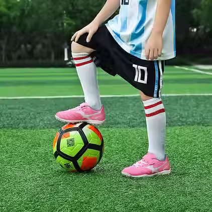 Botas de fútbol para niños y niñas FG TF con tacos. 30-39