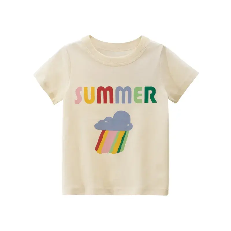 Miniature : Lindas camisetas unisex para el verano en algodón.