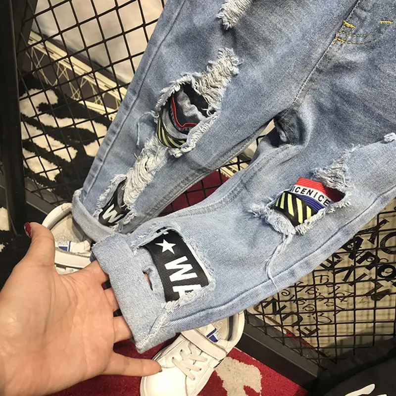 Thumbnail: campure Jeans cintura elastica,modernos. Otoño. 4-6 años. Niños