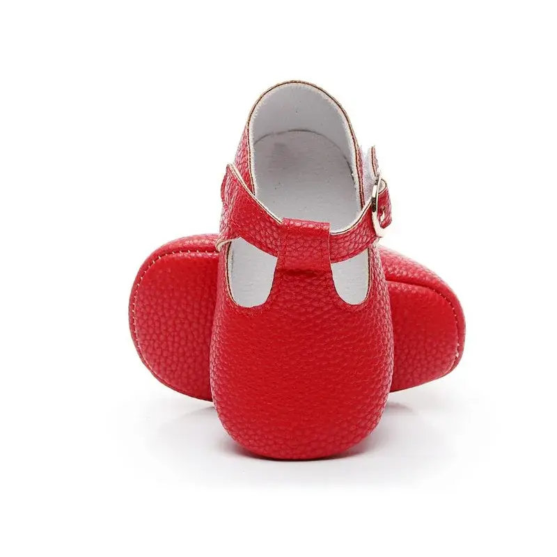 Pikkukuva: MUPLY Zapatos en cuero suave para bebés en talla: 0-12 meses.