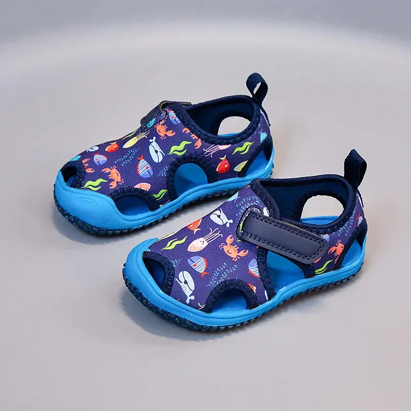 Miniaturbild: JOYHOPY Sandalias de verano de colores fuertes,  unisex. 21-32