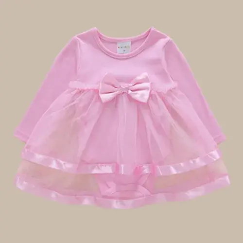 Thumbnail: XIHA FUWA Vestido de bautizo para recién nacido bebé blanco. 3M-24 meses.