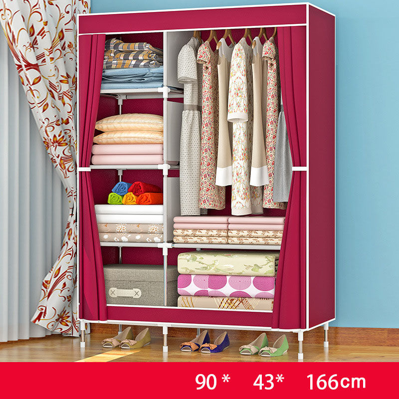 الصورة المصغرة: Armario portátil moderno para dormitorio, armario plegable para bebés, niños.