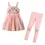 サムネイル： Little Maven,  Lindos vestidos con  leggings para niñas, verano. 2-7 años.
