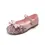 섬네일: Zapatos de cuero para niñas, con lazo de diamantes de imitación, brillantes.