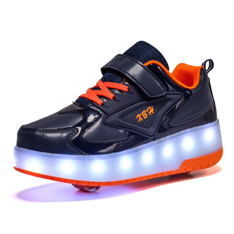 Miniaturebillede: : Patines de dos ruedas con luces LED para niños, de alta calidad.
1/9

