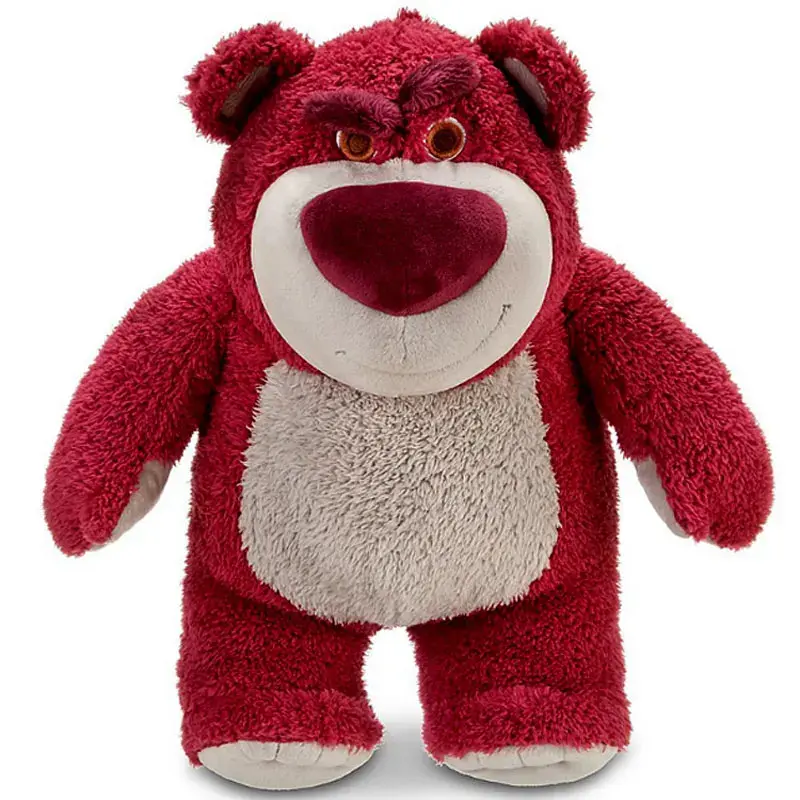 Miniatyrbilde: Peluche de oso de fresa Lotso de Toy Story de Disney de 21 cm con olor a fresa.
