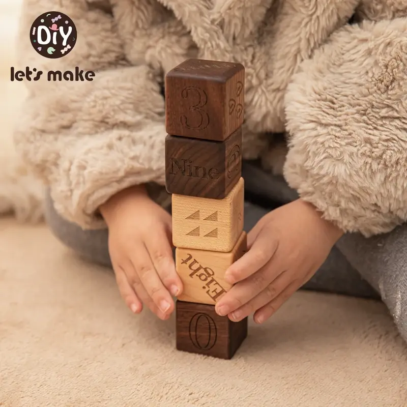 Pikkukuva: 10 piezas bebés, , bloques apilables 3D, enseñanza de números.
