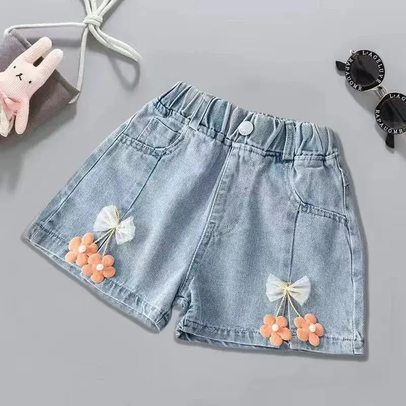 Thumbnail: Pantalones cortos vaqueros V-Tree para niñas,
