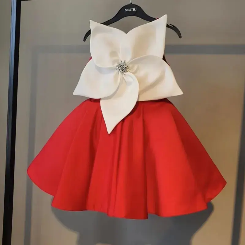 Miniaturebillede: Vestido de seda  bebé niña,  floral, vintage,  fiestas, 1 a 12 años.
