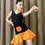 섬네일: Ropa de baile latino para niñas,vestido de alto rendimiento,110cm-180cm.
