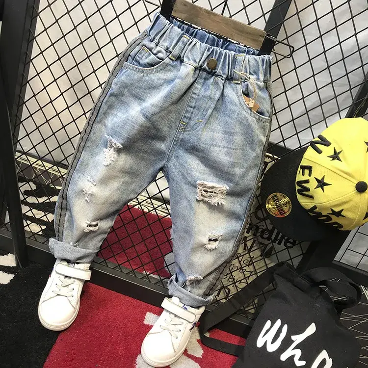 Thumbnail: campure Jeans cintura elastica,modernos. Otoño. 4-6 años. Niños